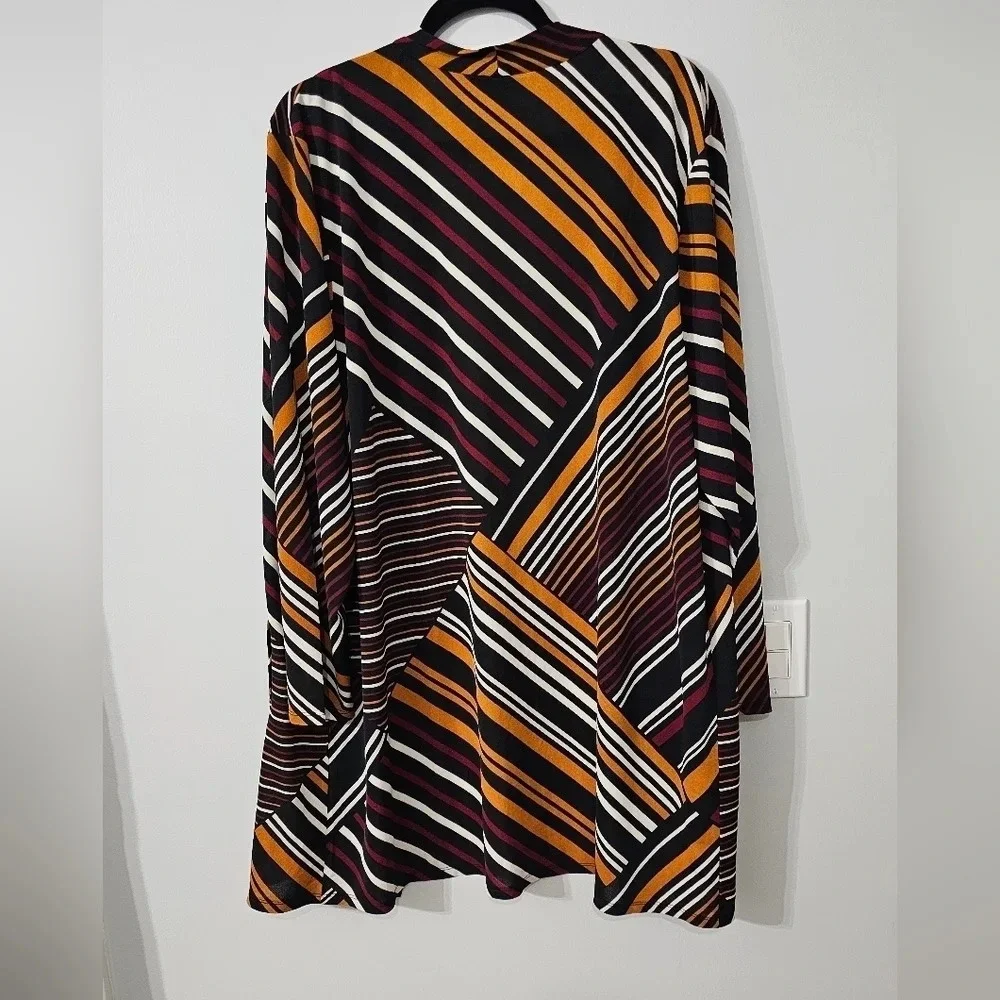 Chico’s Multicolor Travel Duster Jacket Size 4 NWT - Picture 9 of 10